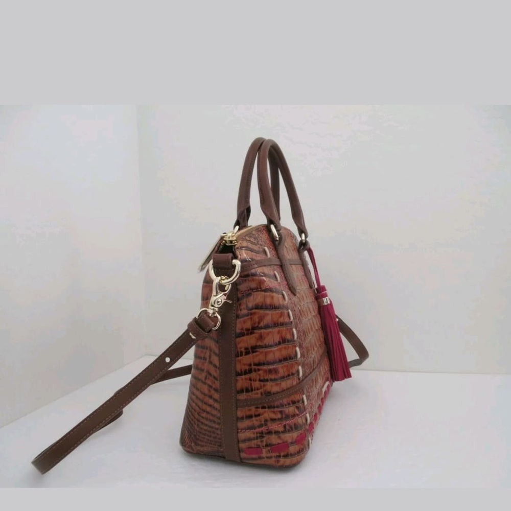 Sold NTW AUTHENTIC Brahmin Hayes Embossed Leather - Picture 2 of 8